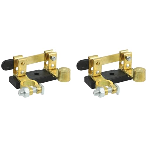 STHIRA® Car Battery Cut Off Switch Heavy-Duty Disconnect Universal Terminal Kill for Cars Trucks Easy Install Reliable Anti-Theft Safety Device 2PCS STHIRA® Car Battery Cut Off Switch Heavy-Duty Disconnect Universal Terminal Kill for Cars Trucks Easy Install Reliable Anti-Theft Safety Device 2PCS